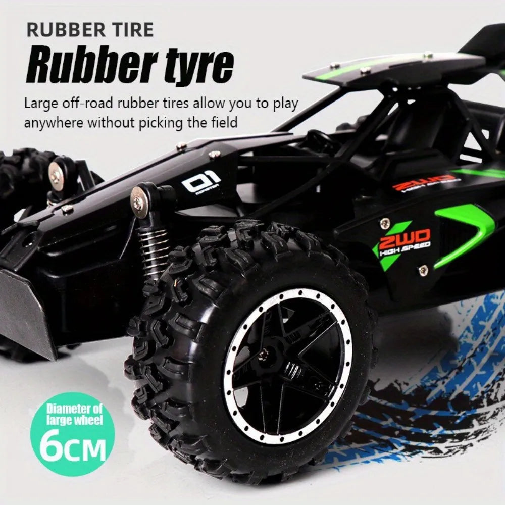 High-Speed 15KM/H Remote Control Racing Car - 2.4G 1:18 Scale with Anti-Collision Drift Modes USB Rechargeable for Boy Girl