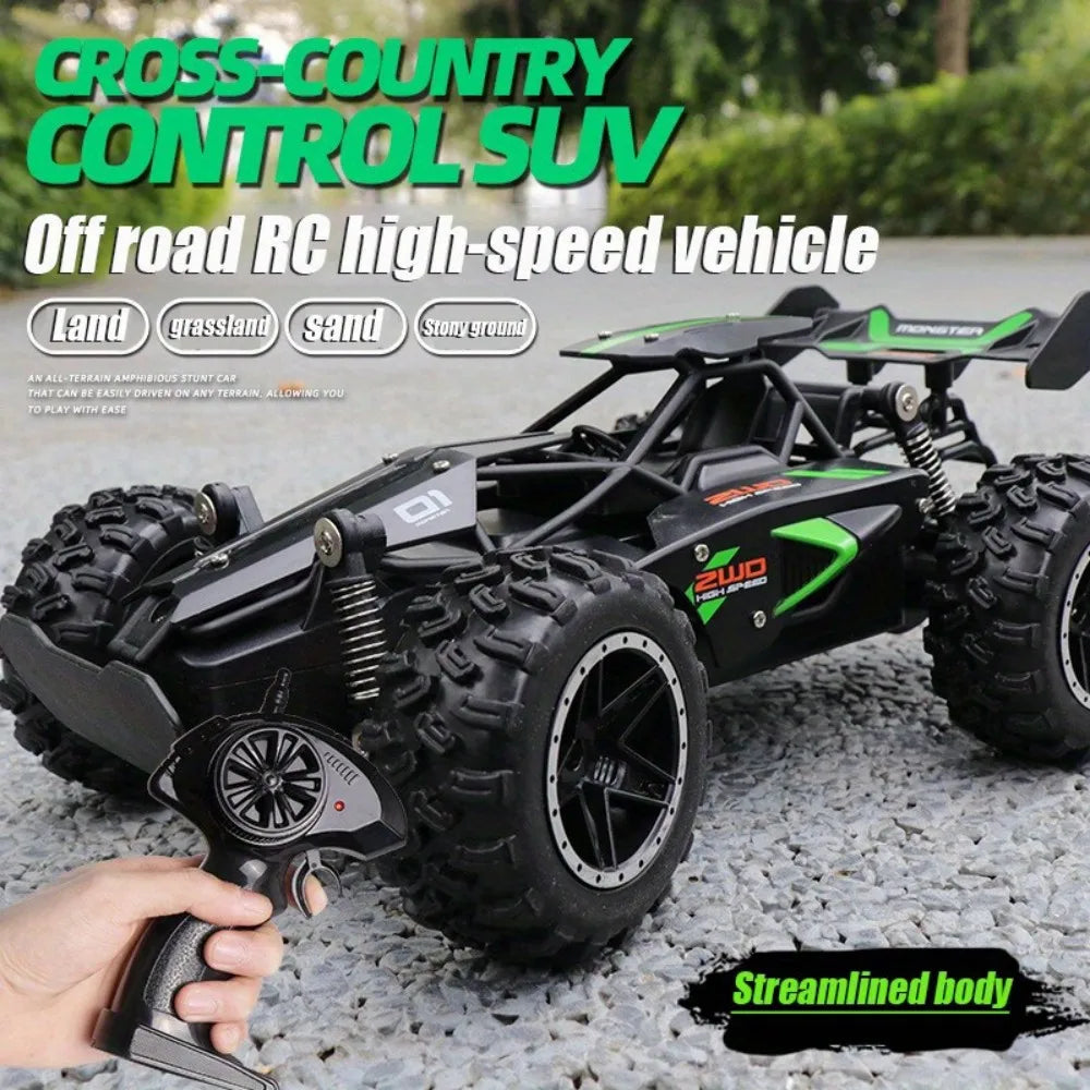 High-Speed 15KM/H Remote Control Racing Car - 2.4G 1:18 Scale with Anti-Collision Drift Modes USB Rechargeable for Boy Girl